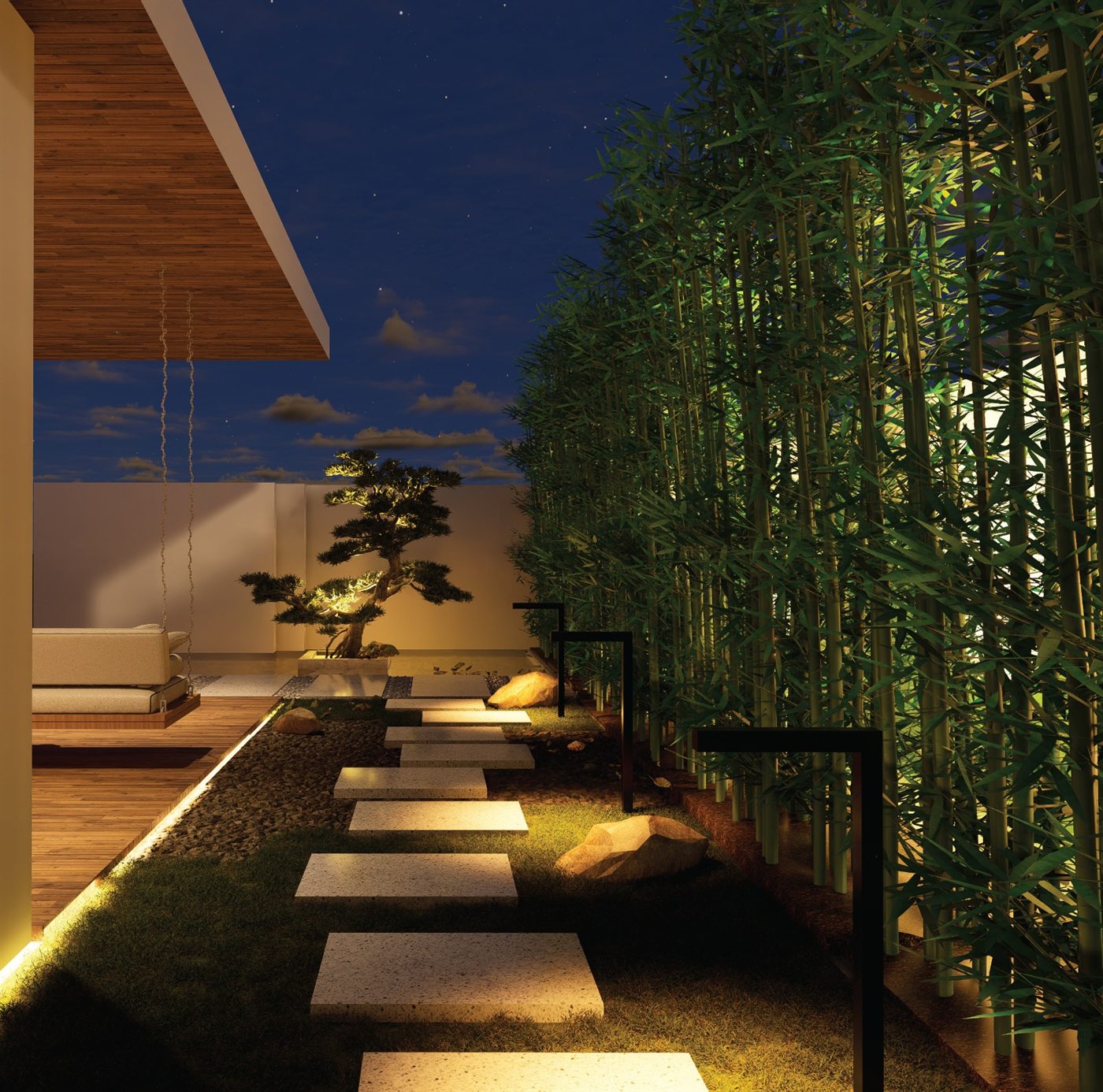 Terraced softscape at Faber Terrace, Singapore